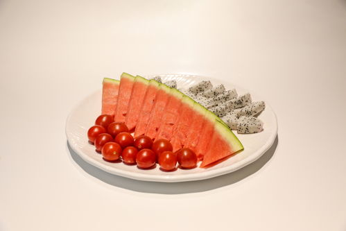 水果拼盘菜品餐饮美食摄影图 摄影